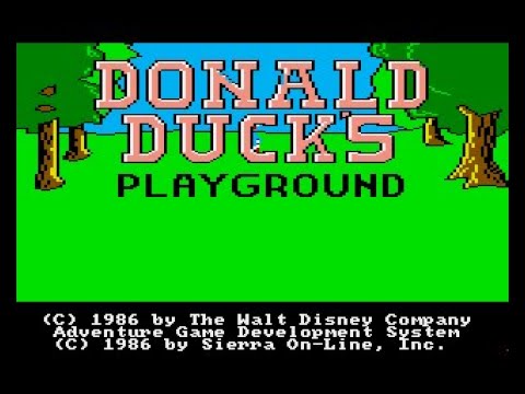 Donald Duck's Playground Review for the Commodore Amiga by John Gage