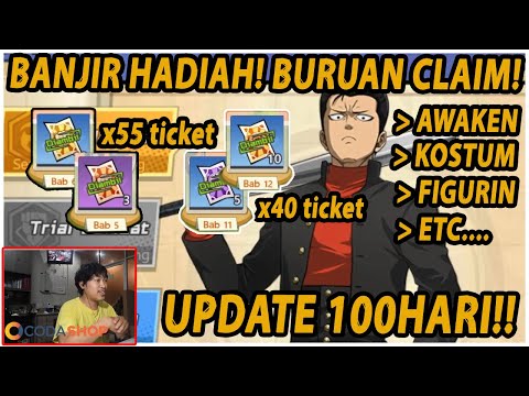 🔥🔥UPDATE 100 HARI! CLAIM 95 TICKET GACHA, FITUR AWAKEN, etc. - ONE PUNCH MAN: The Strongest