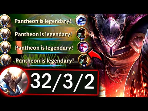PANTHEON TOP #1 BEST BUILD TO 1V5 EVERYONE (#1 BEST COUNTER) - 2026 Pantheon TOP Gameplay Guide