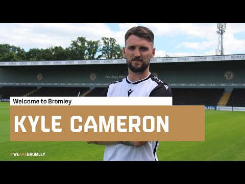 Welcome to Bromley, Kyle Cameron!