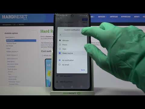 How to Add Event to Calendar in LG K62 Plus – Save Event / Birthday