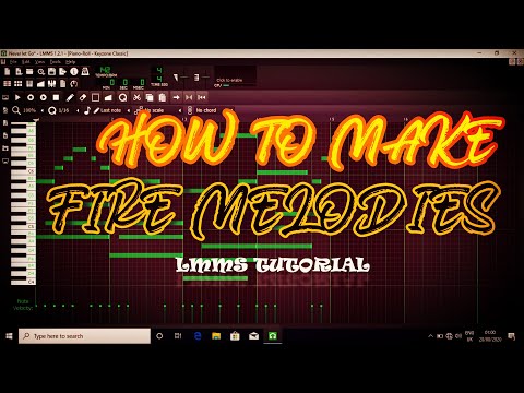 HOW TO MAKE MELODIES IN LMMS | NO MUSIC THEORY NEEDED (EASY TRICK IT WORKS 💯✔ )