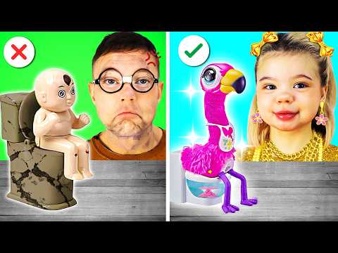 Broke Boy vs Rich Girl! Cute Building Hacks & Funny Situations by Crafty Hype