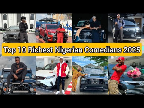 TOP 10 RICHEST INSTAGRAM & YOUTUBE COMEDIANS IN NIGERIA 2025, THEIR NETWORTH, HOUSES & CARS