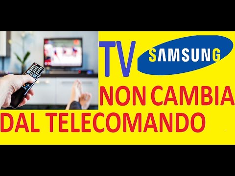 TV SAMSUNG : NON CAMBIA DAL TELECOMANDO " FUNZIONANTE "