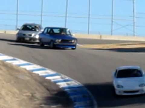 Matt's Datsun 510 Corkscrew @ 'Seca