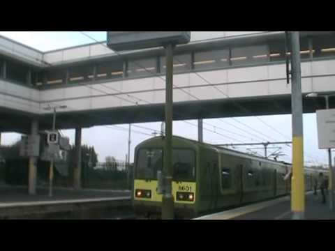 Howth Junction-Irish Rail Dart no.8601 arrives on service to Bray