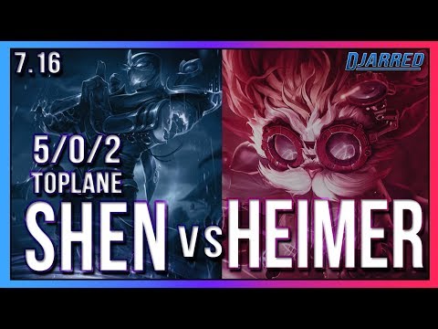 SHEN vs HEIMERDINGER - Toplane - 5/0/2 - Perfect KDA
