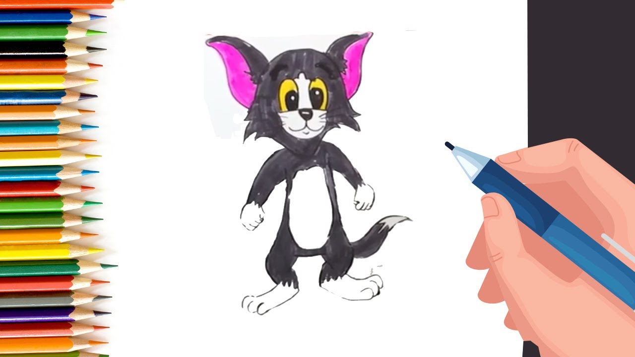 How to Draw Tom from Tom & Jerry