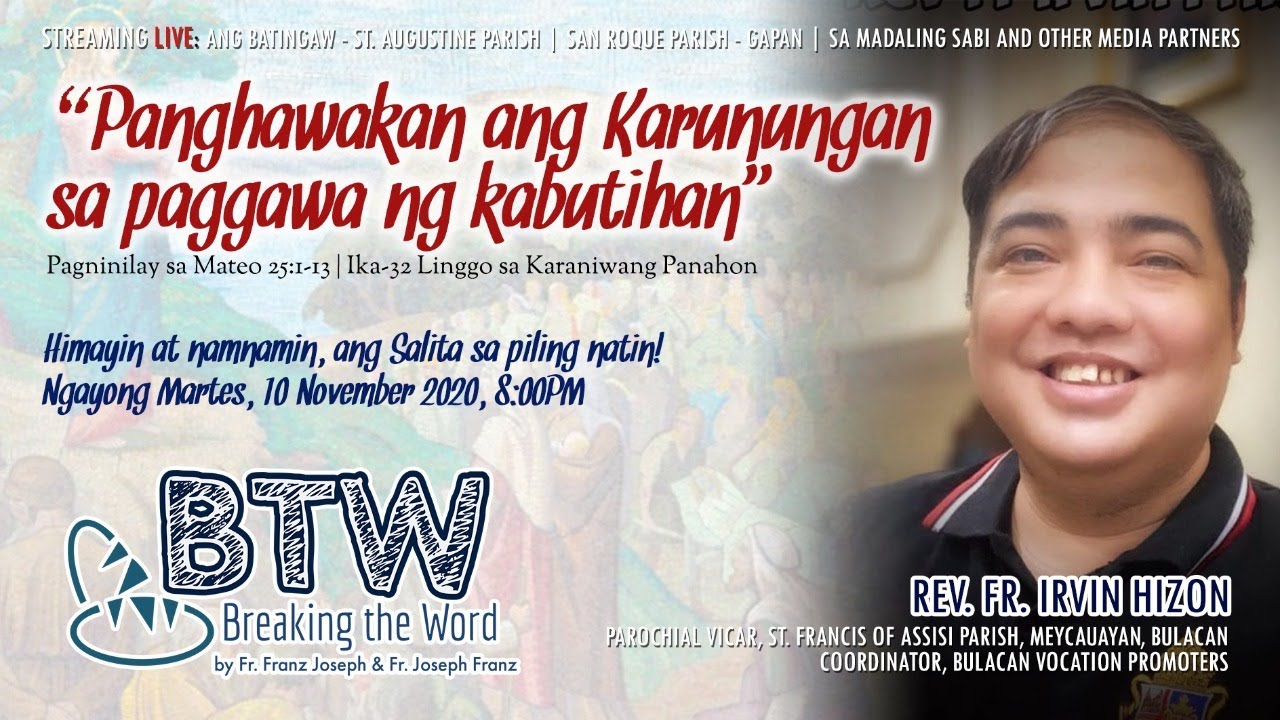 BTW EP 27 | PANGHAWAKAN ANG KARUNUNGAN SA PAGGAWA NG KABUTIHAN