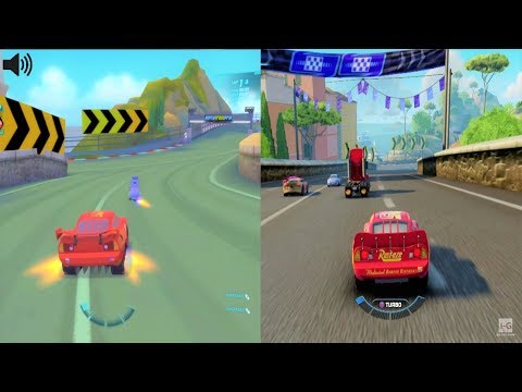 Cars 2 vs Cars 3 Comparison - Casino Tour - Italy's Grand Tour - Gameplay HD