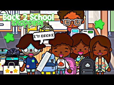 📗 | Back To School Shopping! *GOING BROKE* Voiced Toca Boca RP || S1 E22