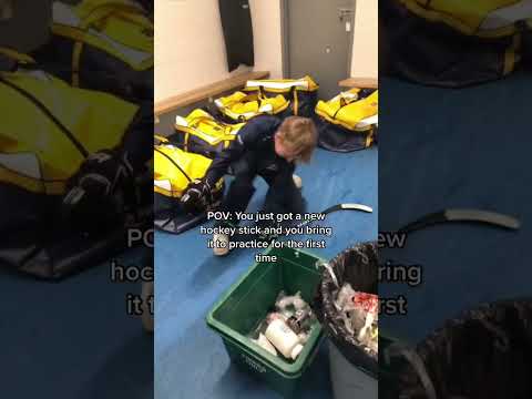 When you get a new Hockey Stick 🏒😂 #shorts