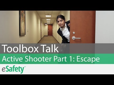 2 Minute Toolbox Talk: Active Shooter- Part 1 Escape
