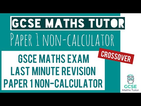 Last Minute Maths Revision - May 2023 Maths Exam Paper 1 Non-Calculator | GCSE Maths