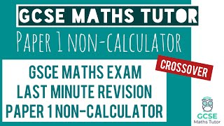 Last Minute Maths Revision - May 2022 Maths Exam Paper 1 Non-Calculator | GCSE Maths