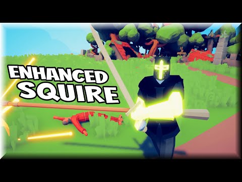 ⚔️Enhanced Squire vs EVERY FACTION - Totally Accurate Battle Simulator TABS