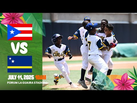 Juego 12 | Puerto Rico🇵🇷 VS Curacao🇨🇼  | Serie del Caribe Kids Venezuela 2025🇻🇪
