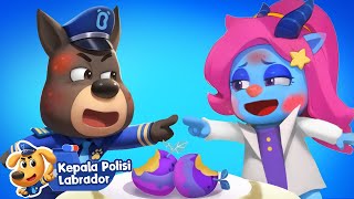 Ep. 8 Beware of Food Allergies 🍽️ | New Series: Water City!🌊 | Children's Cartoon | Labrador Poli...