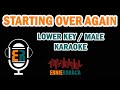 Starting Over Again - Male Karaoke (Nathalie Cole)