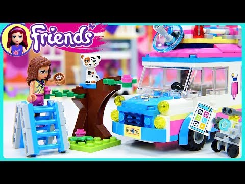 Lego Friends Olivia's Mission Vehicle Build Review Silly Play Kids Toys