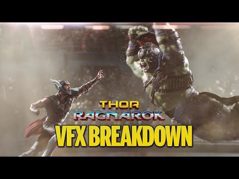 Thor: Ragnarok (2017) - Thor vs Hulk - VFX Breakdown