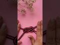 Knotted leather bracelet texture #diy #shortvideo #shorts