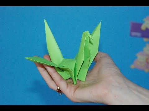 Żuraw Origami - prosta instrukcja / Origami Crane - easy instruction