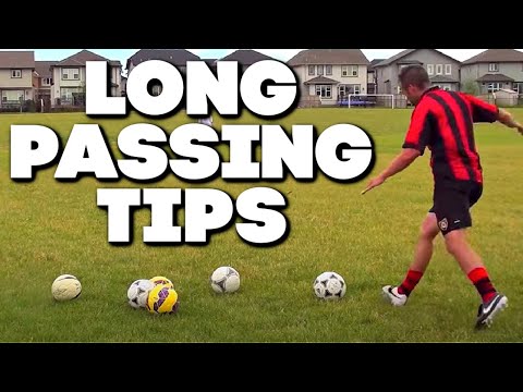How to do LONG PASSES in FOOTBALL | Soccer / Football Passing Technique EXPLAINED