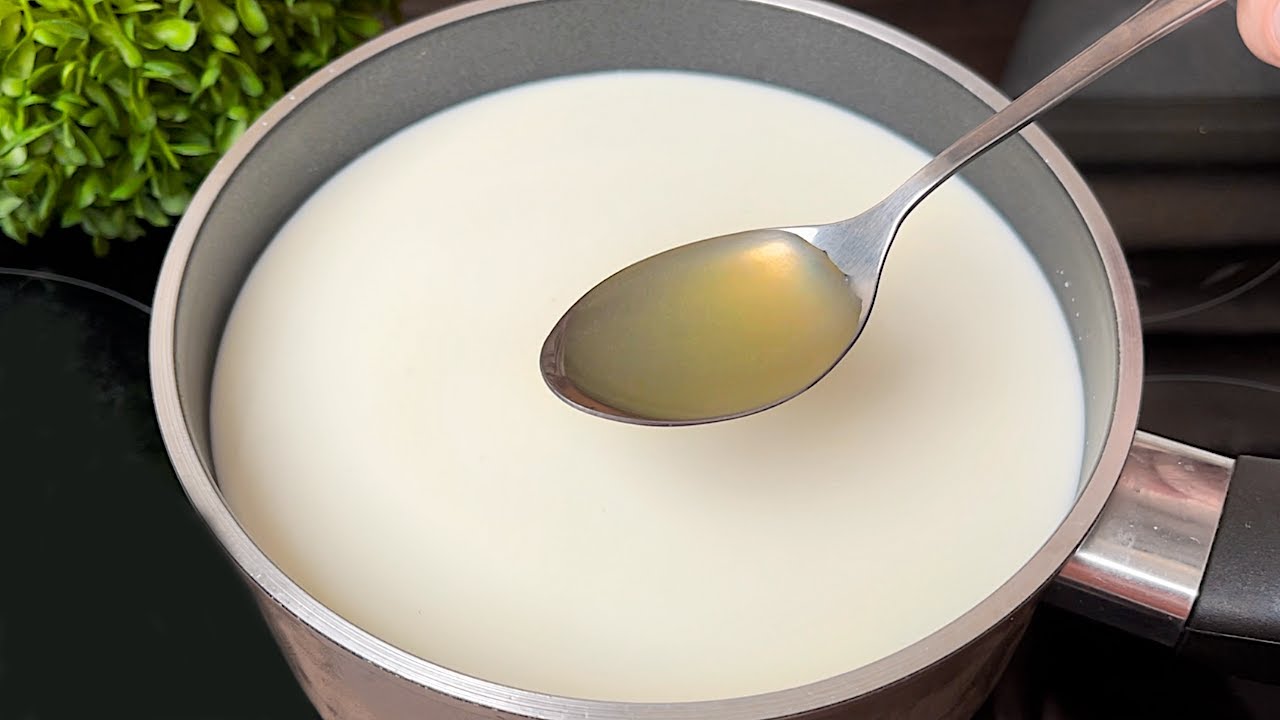 Basta mettere un limone nel latte! Non faccio più acquisti nei negozi Solo 2 ingredienti