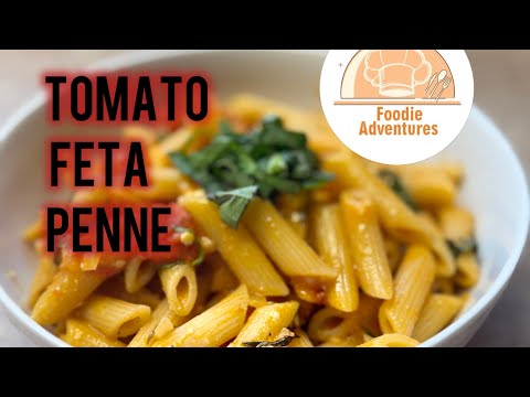 The BEST  Tomato Feta Penne Pasta Recipe For Busy Days