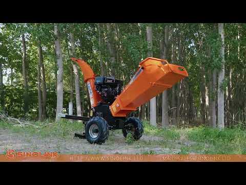 Sinolink GS120 120mm Max Diameter Gasoline Engine Wood Chipper