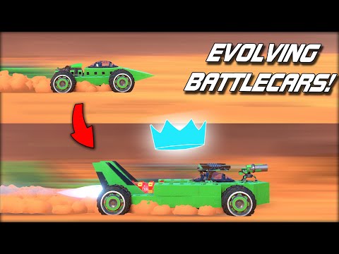 Evolving King of the Hill BATTLECARS by Survival of the Fittest! (Trailmakers Gameplay)