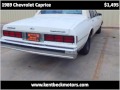 1989 Chevrolet Caprice Used Cars Abilene TX