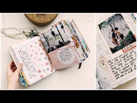junk journal with me  process video ideas tips
