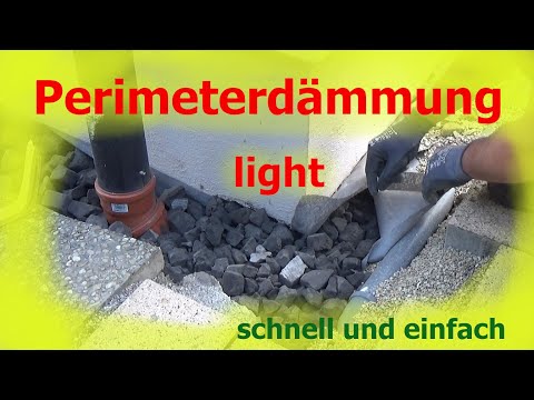 Perimeter insulation without much effort