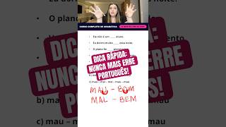 NUNCA MAIS ERRE PORTUGUÊS NA VIDA! #gramatica #linguaportuguesa #estudante #concurseiro #enem