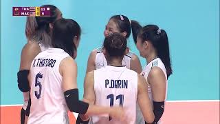 Download lagu Thailand sweep Malaysia to clinch women's volleyball semi-finals berth｜SEA Games 2023｜วอลเลย์บอลหญิง mp3