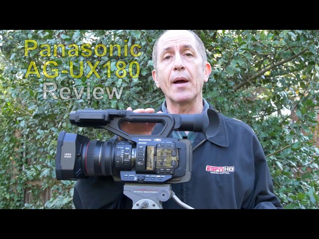 Video teaser voor Panasonic AG-UX180 4K Camcorder Review (in 4K)