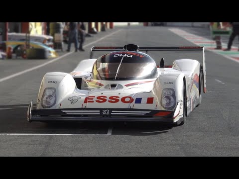The 12.500rpm 3.5L V10 powered Peugeot 905 Evo 1 Bis Group C car EPIC engine Sounds *MUST HEAR*