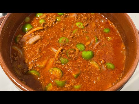 PICADILLO DE CARNE MOLIDA CON TOMATILLOS 