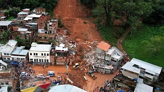 Brezilya'da heyelanlar: Minas Gerais'te sağanak sonrası 43 kişi kayıp