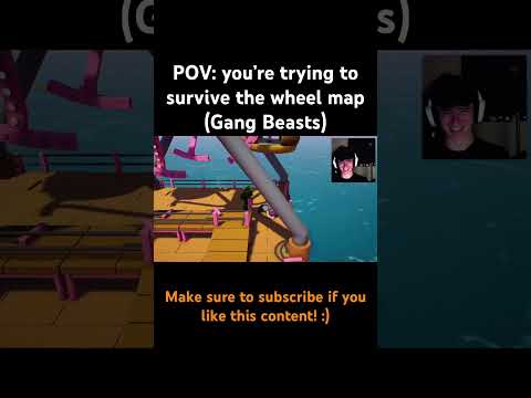 Everytime I play gang beasts I can’t stop laughing. We’ll survive next time! #gaming #funny