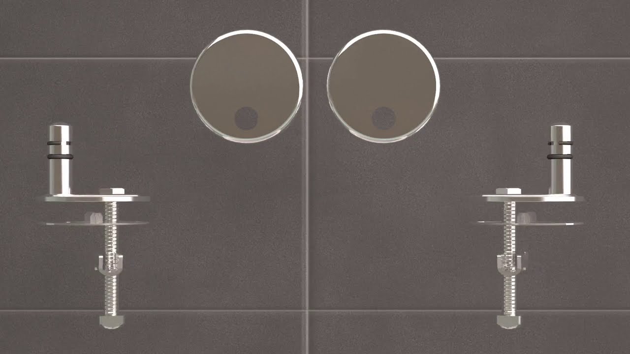 How To Fit A Top Fixing Toilet Seat With Butterfly Hinges