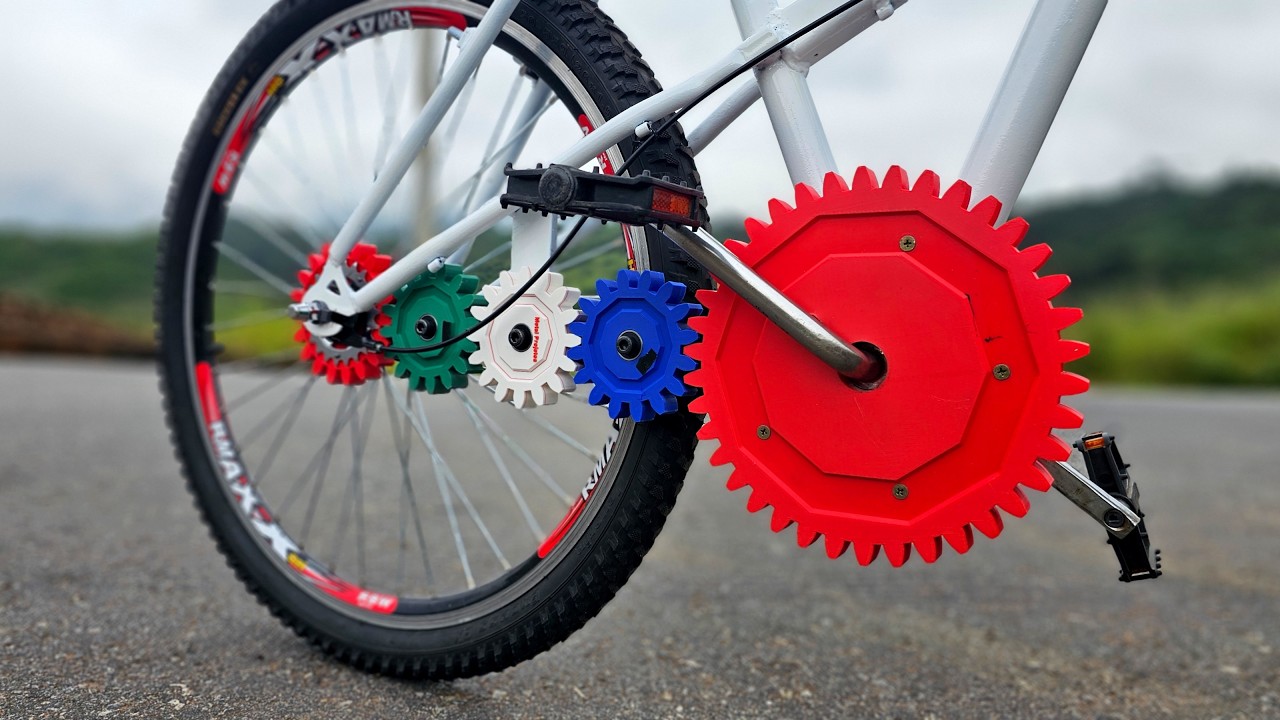 Bike with 3D GEAR drive