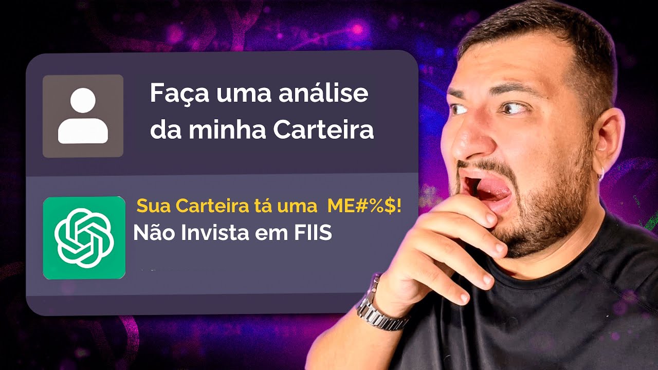 Faça o mesmo! Botei o ChatGPT para avaliar minha CARTEIRA DE INVESTIMENTOS!