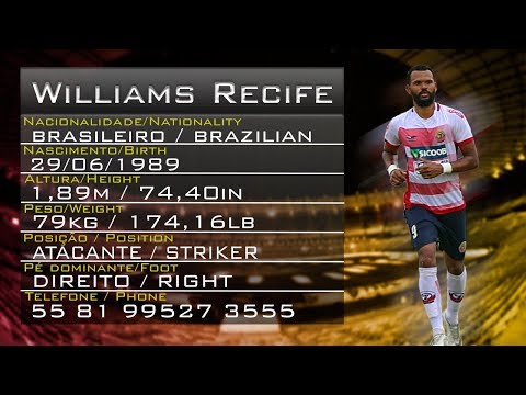 Williams Recife - Atacante / Striker - Vídeo Oficial