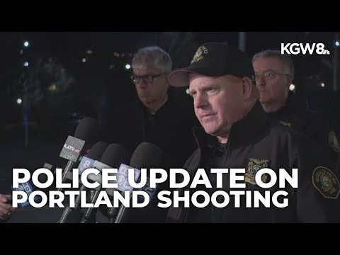 Press conference: Portland police chief updates on shooting that injured two officers