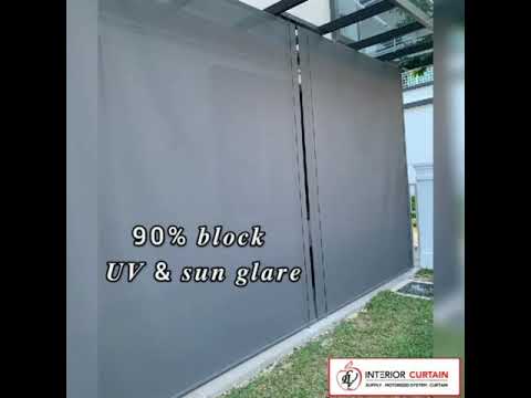 Outdoor Blinds with Motorized System