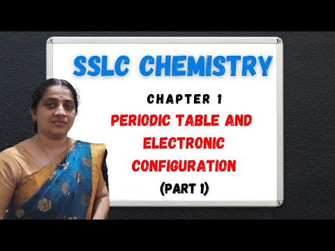 SSLC Chemistry chapter 1| Periodic Table and Electronic Configuration | Class 10th | Part 1